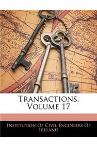 Transactions, Volume 17