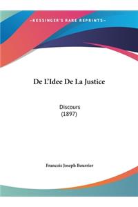 de l'Idee de la Justice