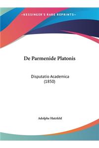 de Parmenide Platonis