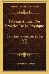 Tableau Annuel Des Progrles De La Physique