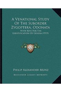 Venational Study Of The Suborder Zygoptera, Odonata