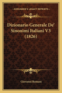 Dizionario Generale De' Sinonimi Italiani V3 (1826)