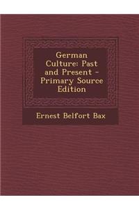 German Culture: Past and Present