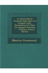 La Dissimilation Consonantique Dans Les Langues Indo-Europeennes Et Dans Les Langues Romanes ... - Primary Source Edition