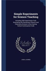 Simple Experiments for Science Teaching