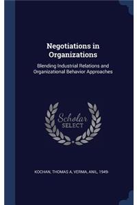 Negotiations in Organizations