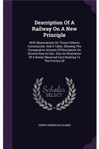 Description Of A Railway On A New Principle
