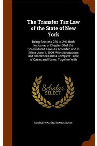 The Transfer Tax Law of the State of New York
