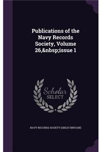 Publications of the Navy Records Society, Volume 26, Issue 1
