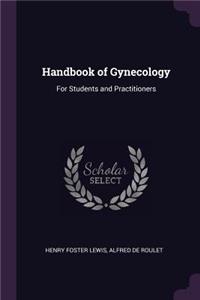 Handbook of Gynecology