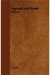 England And South Africa