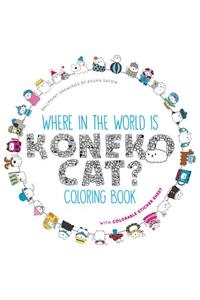Where in the World Is Koneko Cat? Coloring Book