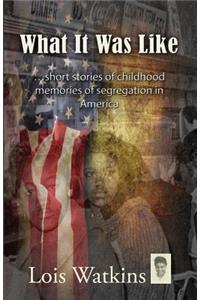 What It Was Like...short stories of childhood memories of segregation in America