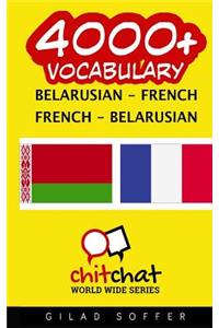 4000+ Belarusian - French French - Belarusian Vocabulary