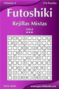 Futoshiki Rejillas Mixtas - Difícil - Volumen 4 - 276 Puzzles