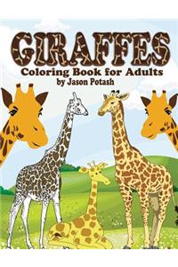 Giraffes Coloring Book For Adults