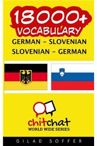 18000+ German - Slovenian Slovenian - German Vocabulary