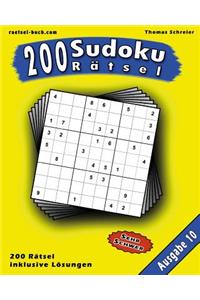 200 Sudoku Rätsel, Ausgabe 10