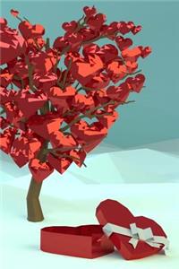 A Tree with Pink Flowers Shaped Like a Heart Fantasy Illustration Journal