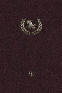 Monogram Capricorn Journal