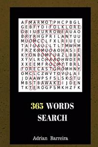 365 Word Search Large Print Game Books