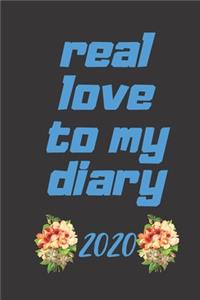 real love to my diary 2020 journal gift