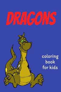 Dragons coloring book for kids