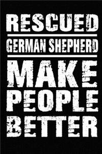 Rescued German Shepherd Make People Better