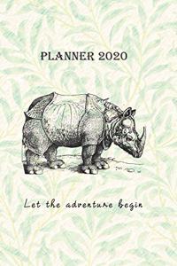 Planner 2020 Let The Adventure Begin
