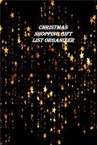 Christmas Shopping Gift List Organizer