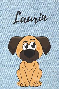 Laurin Hund-Malbuch / Notizbuch Tagebuch