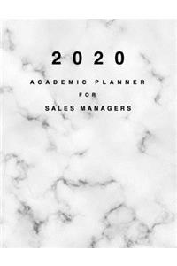 2020 Academic Planner for Sales Managers