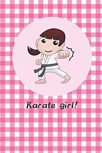 Notebook for Kids-Karate Girl Act 1
