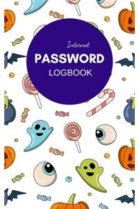 Halloween Internet Password Logbook