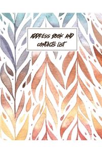 Address Book And Contacts List