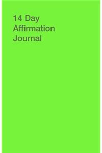 14 Day Affirmation Journal