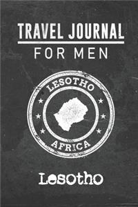 Travel Journal for Men Lesotho