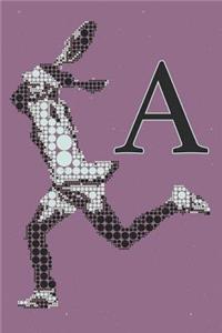 A Monogram Initial Tennis Journal