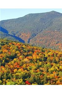 Fall School Composition Book Pretty Mountain Foliage 130 Pages
