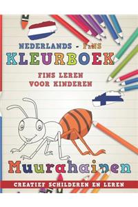 Kleurboek Nederlands - Fins I Fins Leren Voor Kinderen I Creatief Schilderen En Leren