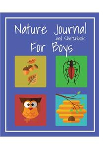 Nature Journal and Sketchbook for Boys