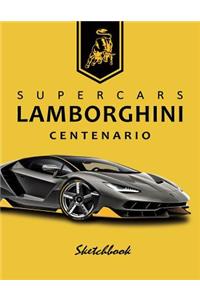 Supercars Lamborghini Centenario Sketchbook
