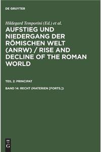 Recht (Materien [Forts.])