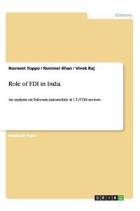 Role of FDI in India
