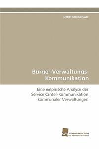 Burger-Verwaltungs-Kommunikation