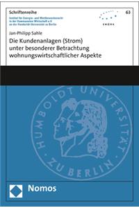 Die Kundenanlagen (Strom) Unter Besonderer Betrachtung Wohnungswirtschaftlicher Aspekte