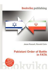 Pakistani Order of Battle in Fata