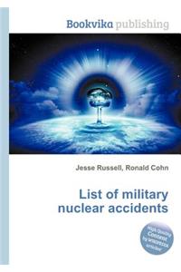 List of Military Nuclear Accidents