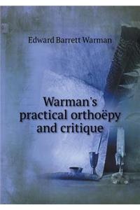 Warman's Practical Orthoëpy and Critique