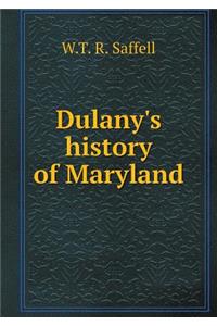 Dulany's History of Maryland
